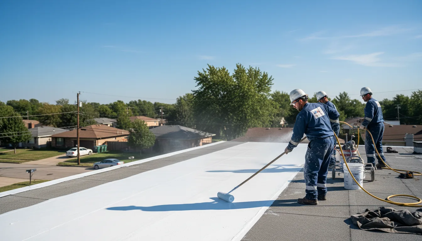 Commercial roof coating in Clarendon, AR near me